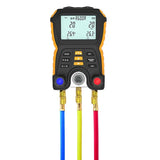 HTI New HT-750 Digital Pressure Gauge Refrigeration Vacuum  Manifold Tester Refrigerant Meter