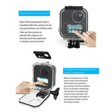 E-Easy To Use-Waterproof Camera Case For Gopro MAX Panoramic Sports Camera Bezel Underwater Protective Case Diving Accessories
