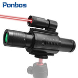 Ponbos TD-03A Wildlife Tactical Monocular Telescope Camera Head-Mounted Infrared Night Vision Scope Sight for Hunting 3X Zoom