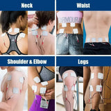 Adjustable TENS Unit Muscle Stimulator Electric EMS Therapy Massager with Lightweight Design And LCD Display for Pain Relief
