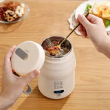 500ml Electric Kettle Portable Car Travel Heating Cup Boil Water Thermo Pot Multicooker Cooking Stew Pot 220V