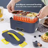 Portable Home Heating And Insulated Lunch Box EU Plug Stainless Steel Liner With Insulation Bag Portable Electric Lunch Box