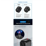 ABWG-80M Waterproof Case for GoPro12/11/10 Aluminum Underwater Deep Diving Housing Protective Case with 52mm Filter Mount