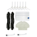 For Tefal Rowenta X-Plorer Serie 75 RG7687 Sweeper Side Brush Rag Replacement Pack