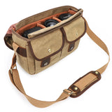 New canvas bag SLR camera bag shoulder crossbody photography digital lens storage bag dedicated to SLR cameras