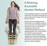 Electric Leg Swing Machine - Ankle & Leg Relaxation Therapy for Muscle Soreness Relief, Chiropractic Recovery and Home Physiothe