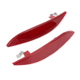 2Pcs Rear Bumper Reflector Red 265650004R Fit for RENAULT MEGANE MK3 2008-2013 Fluence Left Right Side ABS Replacement Reflector