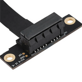 10X 90 Degree Pci-E Pci Express 1X To 1X Slot Riser Card Converter Extender Ribbon Adapter Extension Cable Pci-E X1
