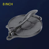 6/8 Inches DIY Tortilla Press Maker Aluminium Alloy Manual Pastry Press Machine Kitchen Tool Dumpling Maker for Wonton or Pizza