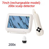 Portable Charging Model Scalp Detector 7 Inches High-definition All-in-one Machine Skin Facial Analyzer Home Skin Hair Analyzers