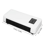 Wall Mounted Conditioner Heater Adjustable Two Modes Portable Touch Screen Wall Mounted Conditioner Heater for Office Bedroom