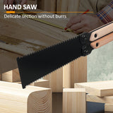 Mini Folding Hand Saw Woodworking Tools Double Edges Flush Cut Pull Saw for Hard/Soft Wood Camping Saw Wood+Metal 250*48*15mm
