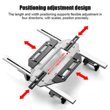 Door Cabinet Jamb Router Hinge Installation Door Hinge Template Hole Guide Jig Woodworking Hole Opener Positioning Slot Locator