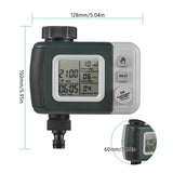 Digital Automatic Watering Timer with Rain Delay Grey& Dark Green G3/4 US G1/2 EU UK Optional ABS Digital Display 2*1.5V AA