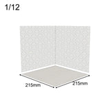 1/12 Scale Backdrop Scene Model Background Scene for Action Figures Dolls Mini Scale Car Parking Building Diorama Layout