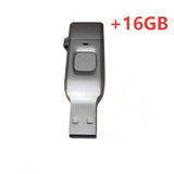 Fingerprint Flash Drive Password Verification Metal OTG Pendrive USB3.0 Type C for PC Phone Lock Thumbdrive Jump USB Disk 64GB