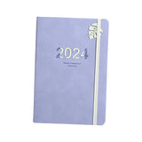 2024 Planner Daily Account ,A5 Thick Paper, 156 Sheets/312 Pages to Do List Notebook for Travel New Year Gifts Office Business