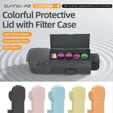 Anti-fall Protective Lid with Flip-Top Lens Filter Box Quick Release Flip Upper Cover with Lanyard for DJI Osmo Pocket 3
