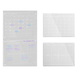 Magnetic Acrylic Calendar For Fridge Dry Erase Board Calendar For Fridge, Reusable Planner, Gift For Home Organiza