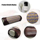 Amethyst Heating Pillow with Negative Ion Therapy - Natural Germanium Massager for Neck Back Pain Relief, Stress Relief and Deep