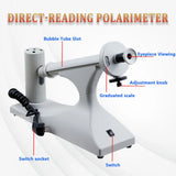 Disc Polarimeter WXG-4 ( Sodium Lamp / LED ) Disc Rotator Visual Aim Manual Measure Magnifying 4X