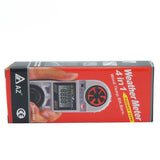 AZ8909 Folding Anemometer, Handheld Multifunctional Anemometer Replaceable Wind Turbine