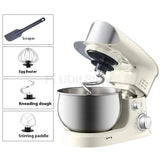 220V 3L Multifunctional Mixer 600W with 6 Speed Settings and Timer Pure Copper Motor 304 Stainless Steel Bowl for Kneading Dough