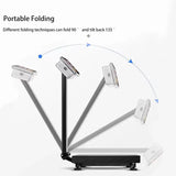 150kg Rechargeable Stainless Steel Electronic Digital Bench For Luggage Shipping Postal Commercial Folding Electronic Scale