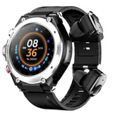 2 In 1 Smartwatch&TWS Earbuds Local Music Recording BT Calls Headphone Charging Case Watch Music Voice Assistant T92 Smart Watch