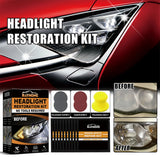 Car Headlight Restoration Set Headlight Cleaner Restorer Kit Headlight Yellowing Repair Set for Car Taillight Headlight