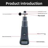 AZ8008 Tachometer Contact/non-contact Tachometer Photoelectric Tachometer Digital Display