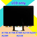 LCD Only Laptop A1706 A1708 A1989 A2159 A2251 A2289 A2338 LCD Panel For MacBook Pro Air 13"