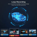 2023 new 4K+2K Dual cameras touchscreen driving recorder with Wifi car gadgets Front And rear Dash Cam
