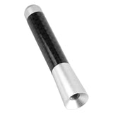 Universal Car Short Antenna 3 Inch(8CM) Carbon Fiber Pattern Aluminum Alloy Short Antenna Fits Automotive Tuning