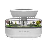 250ml Air Humidifier Microlandscape Raindrop Essential Oil Aromatherapy Diffuser with 7 Colors LED Lights Mist Humidifier