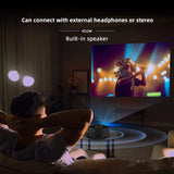 YT200 projector portable home theater small entertainment projector, can be plugged into a phone, supports mobile power