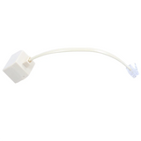 3X RJ 11 6P 4 C Connector 2 X Jack Port M / F Splitter Phone Adapter Cable Beige