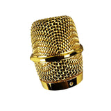 Microphone Grill Head Microphone Head Replace Microphone Grille Ball Cover Microphone Ball Head Mesh Mic Grille Windscreen Parts