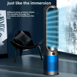 Adjustable Thermostat Control Energy Saving eco Mode Low Noise Bedroom Fan Remote Control 42 Inch Cooling And Heating Fan