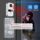 Tuya Wifi Video Doorbell 1080P 7 Inch HD Color Touch Screen Smart APP Home Visual Intercom Kits for RFID Access Control System