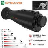 GTguard Ai15 Digital WIFI Infrared Thermal Imager Tactical Telescope Thermal Imaging Night Vision Monoculars for Hunting Outdoor