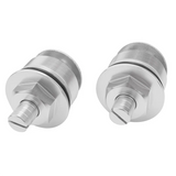41MM Motorcycle Front Shock Absorber Screw Fork Cover Cap Preload Adjusters Bolts for Honda CB400(Silver)
