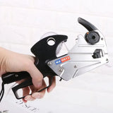 1Pcs New A-line Price Tag Labeller MX-H813 Label Paper Pricing Tag Display Tool 8 Digits Label Maker for Retail Store