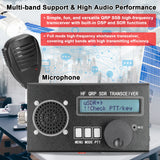 High Frequency SSB QRP Transceiver with Power and SWR Indicator SDR Transceiver USDX QRP uSDX 8 Bands SDR All Mode