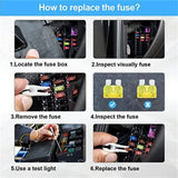 300pcs Of Car Blade Fuse Assortment Kit,160 Mini Blade Fuses, 50 Micro Fuse, 90 Standard Automatic Fuses For Cars RVs trucks mot