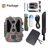 4G 36MP Suntek Wild HC950PRO-Li Wildlife Trail Camera, Photo Traps with Dual Lens, 8000mAh Li-Battery, Live View for Hunting,