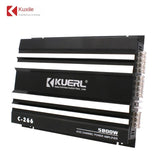 Power amplifier C-266 for 12V car audio modification, four channel four channel car power amplifier