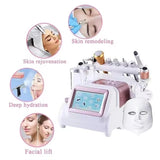 Multifunction Spa Facial Treatment Small Bubble Instrument 7 Colors LED Beauty Mask Oxygen Jet Peel Microdermabrasion Machine