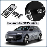 Car Pedals Brake Footrest Cover Set For A6 E-TRON Q6 E-TRON Q8 E-TRON 2025 2026 Gas Fuel Accessories