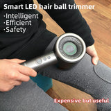 Electric Lint Remover 4000mAh Intelligent Spool Machine with LCD 5-Gear Pellet LED Lighting Clothes Hairball Trimmer